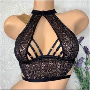 🪞 NWT VS lacey corset high neck very sexy bra top by victoria’s secret